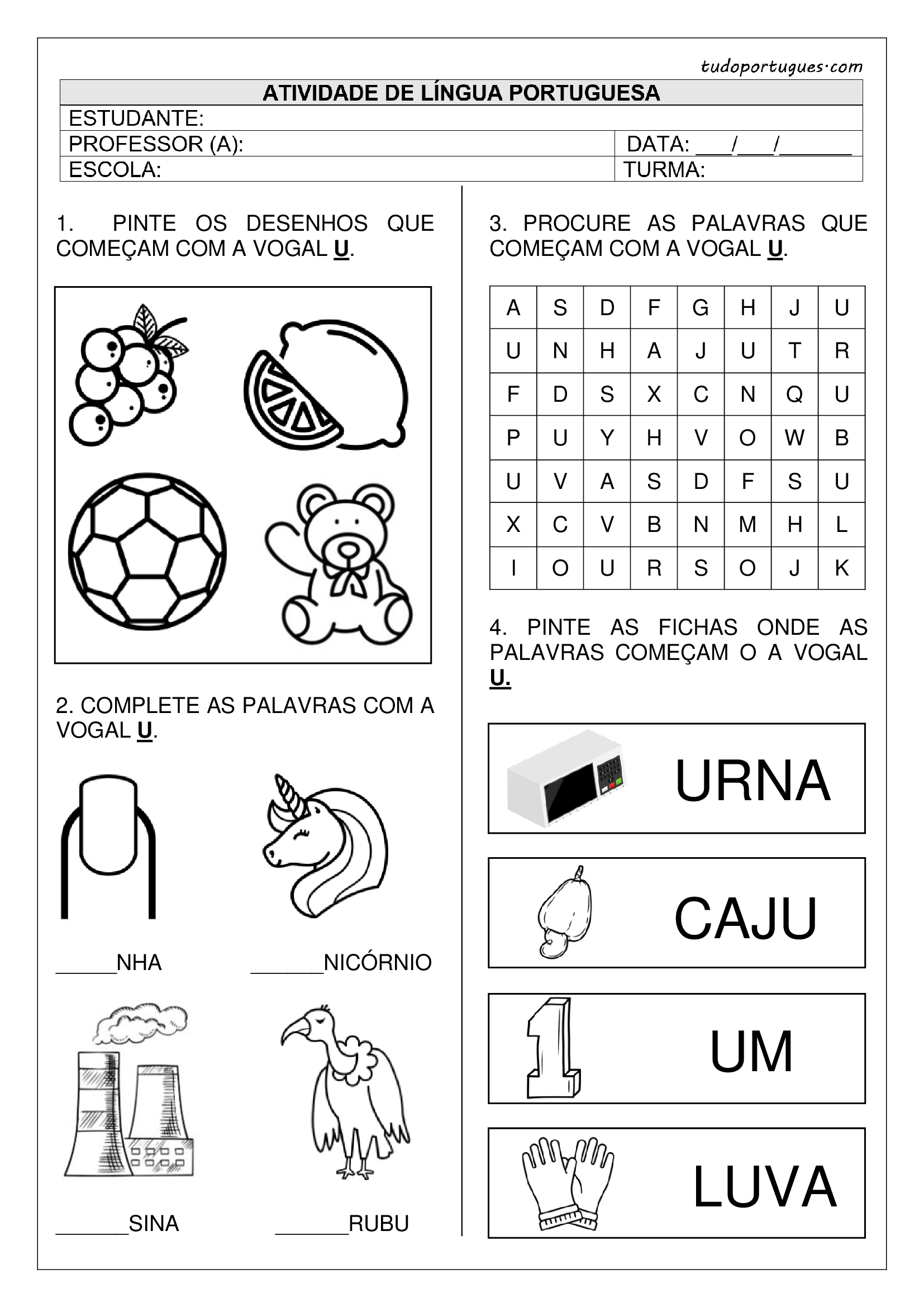 PORTU ESCOLA: INFANTIL