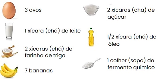 Atividade de Interpretação de do Gênero Receita para o 3º ano