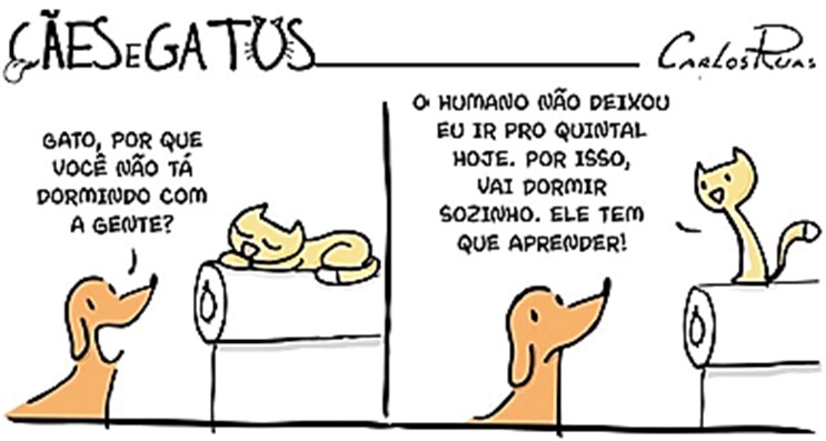 Atividade de interpretação com propaganda e tirinha